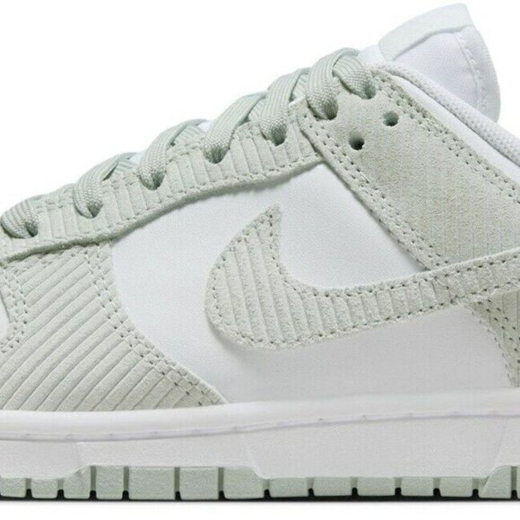 NIKE DUNK LOW "LIGHT SILVER CORDUROY" (WOMEN’S) SAME DAY SHIPPING - Picture 7 of 8